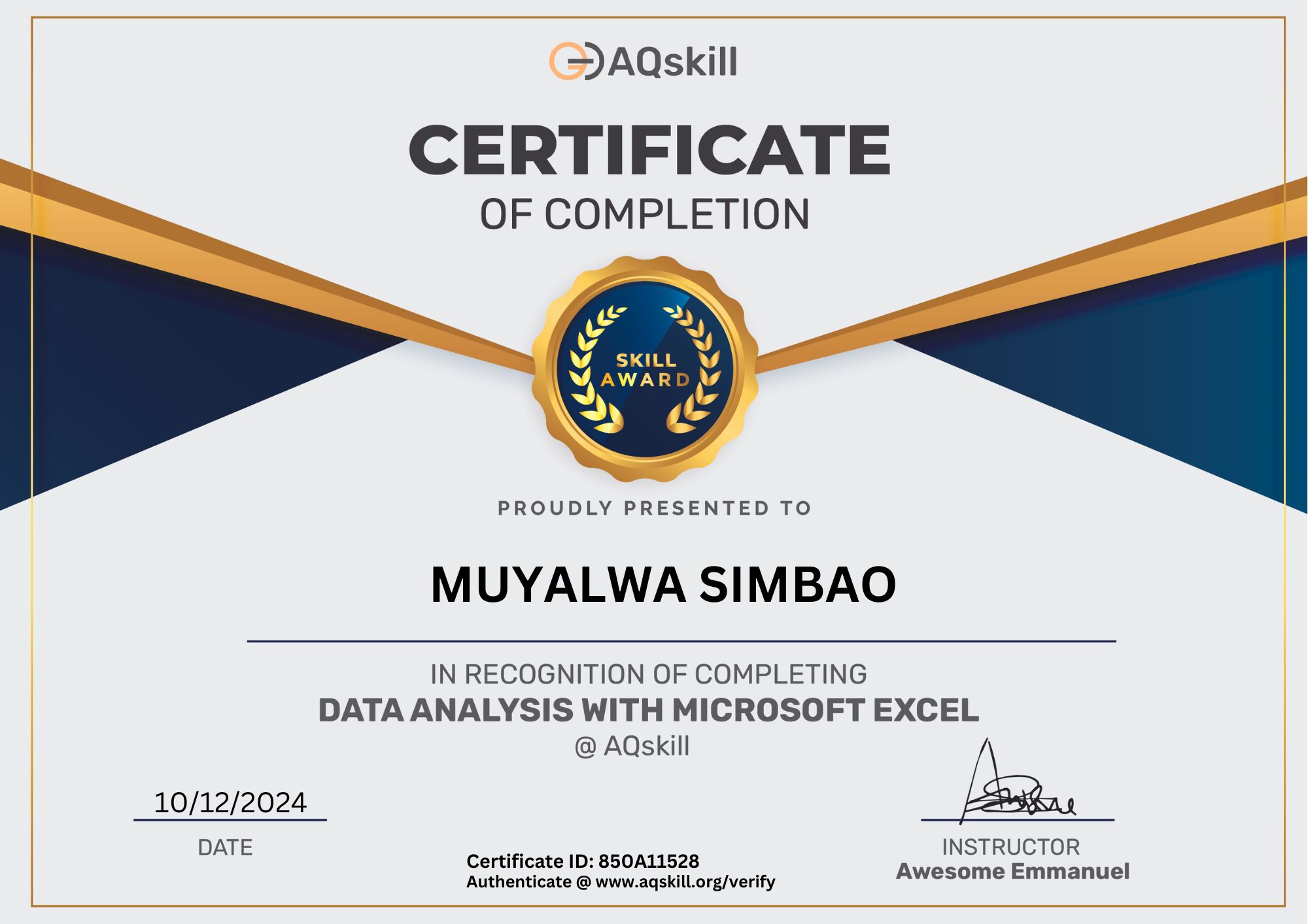 Certificate Image