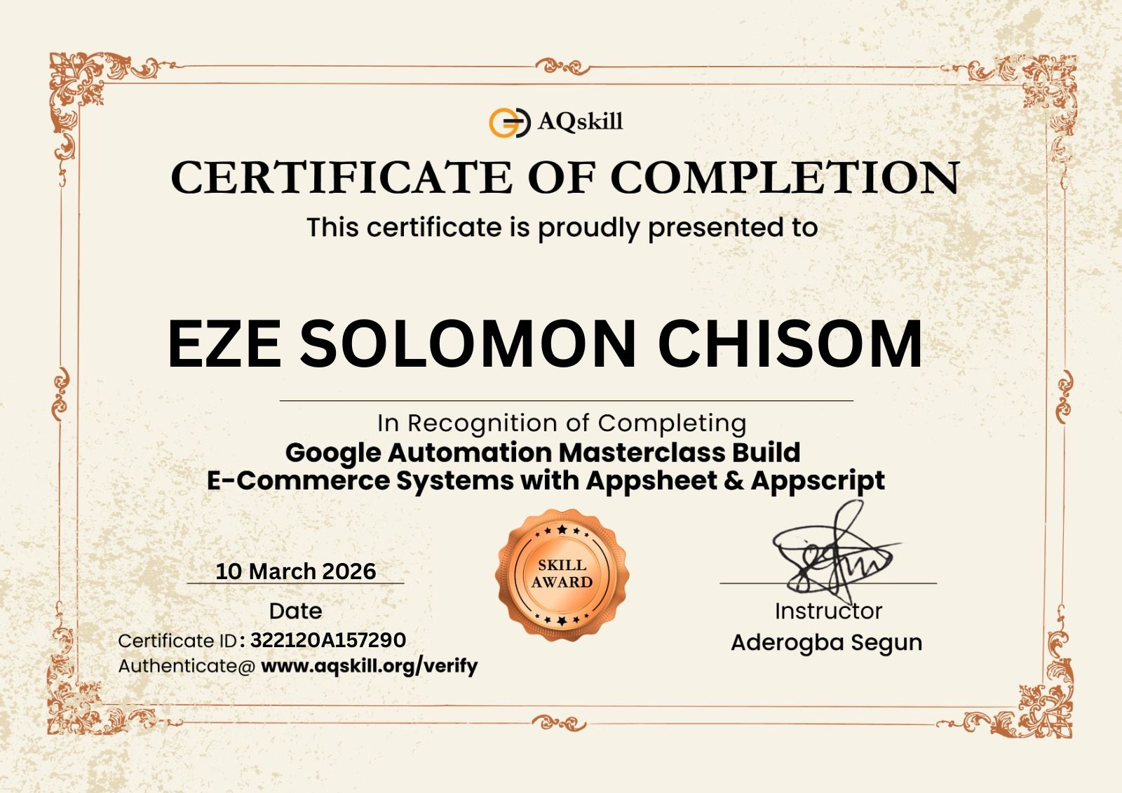 Certificate Image